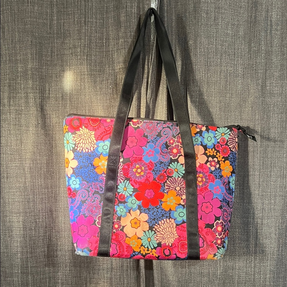Vera Bradley insulated cooler tote bag floral print